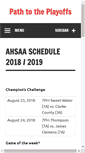 Mobile Screenshot of pathtotheplayoffs.com