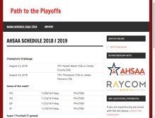 Tablet Screenshot of pathtotheplayoffs.com